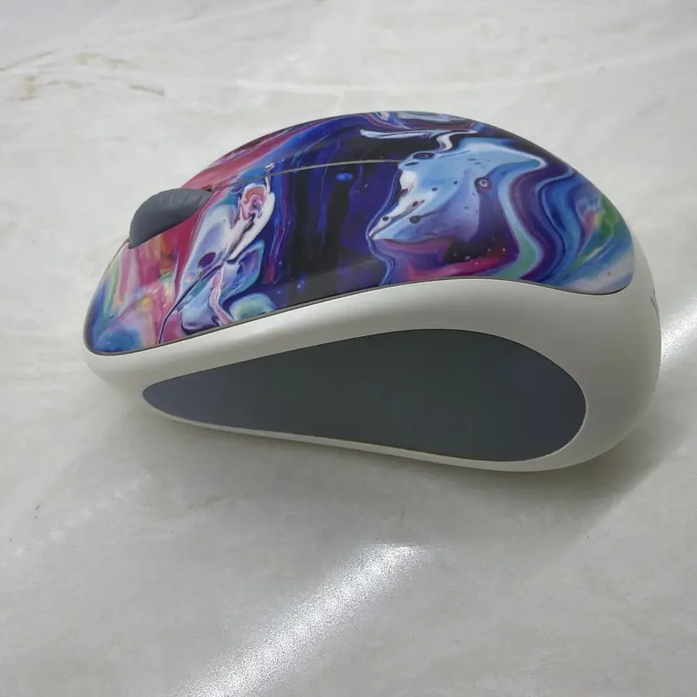 Logitech Wireless Mouse LOT OF 2 M325, M317 TESTED WORKING Multicolor Receivers